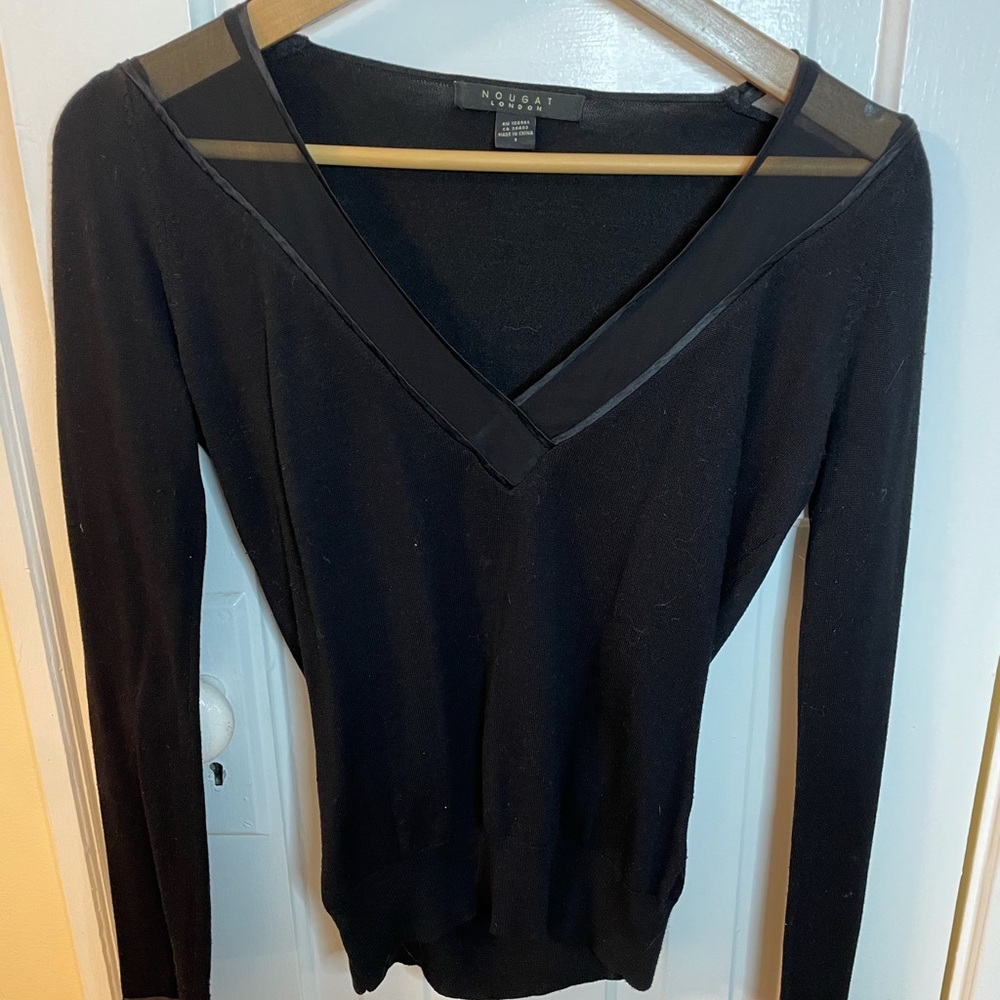 Nougat London Black Knit Sweater